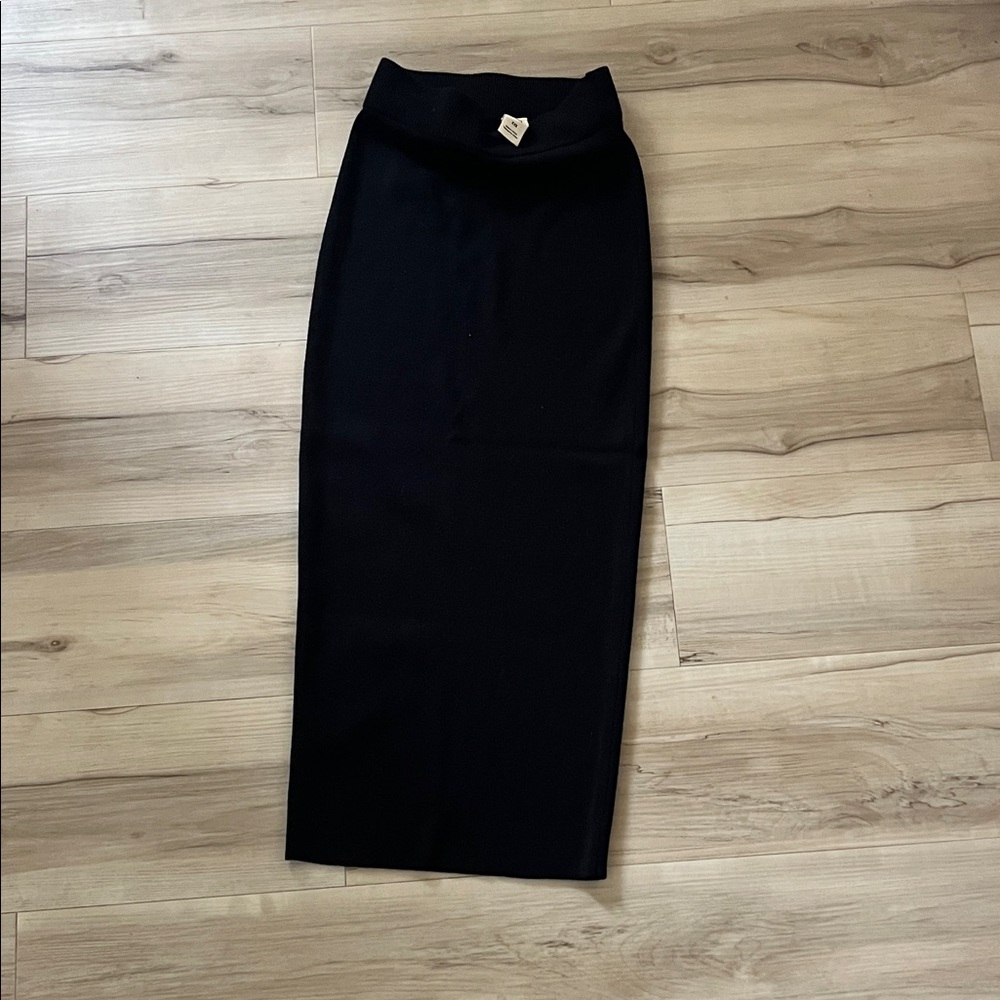 Chic Black Maxi Skirt